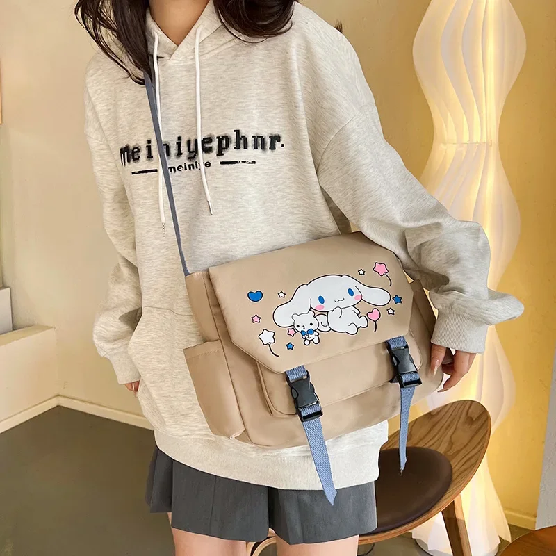 

Cinnamoroll Crossbody Bag Student Single Shoulder Diagonal Package Fashion Backpack High-Capacity Messenger Bag