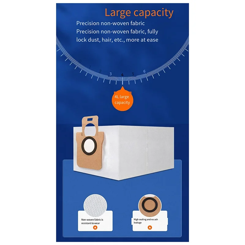 A24P Suitable For Mijia All-Round Sweeping And Mopping Robot M30 PRO Parts Rolling Brush Filter Rag Dust Bag