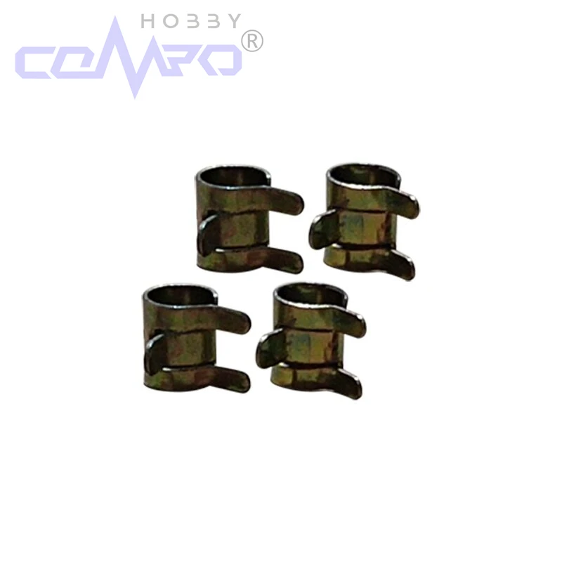 10 Pcs ชุบสังกะสีการใช้สายคลิปยึด 4-6 และ 8 มม.ท่อคลิปสําหรับท่อ/หลอดโลหะการใช้คลิปสําหรับ RC ถังอุปกรณ์เสริม