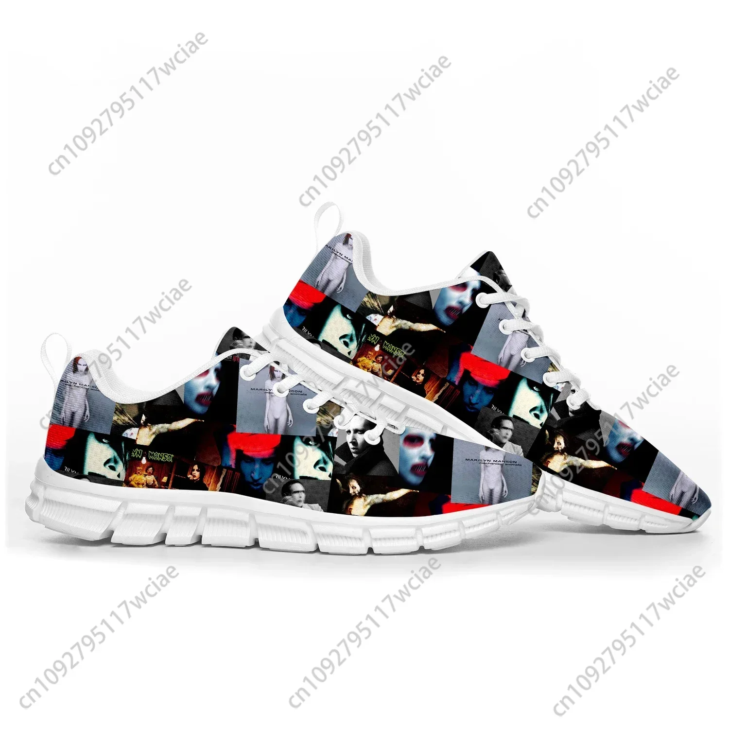 

Rock Band Music Singer Marilyn Manson Sports Shoes Mens Womens Teenager Sneakers Custom High Quality Couple Shoes