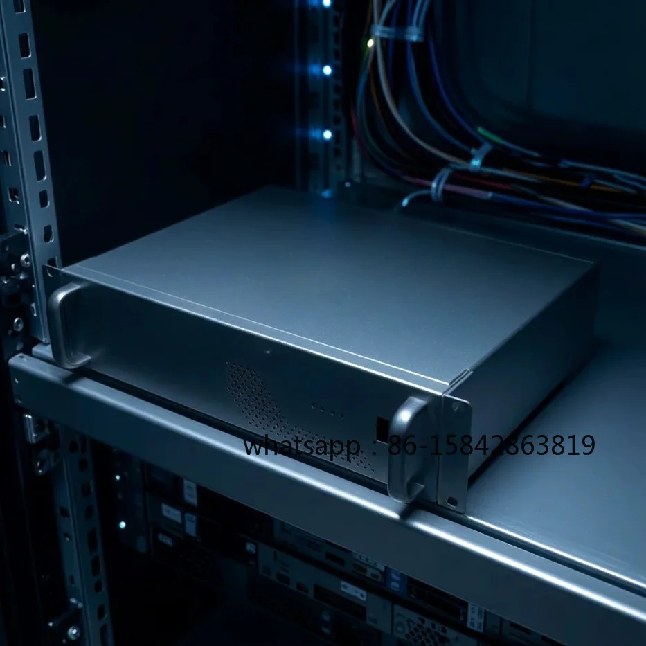 2U sheet metal chassis processing, custom rack-type 19-inch 1U 3U 4U industrial control chassis case factory in stock