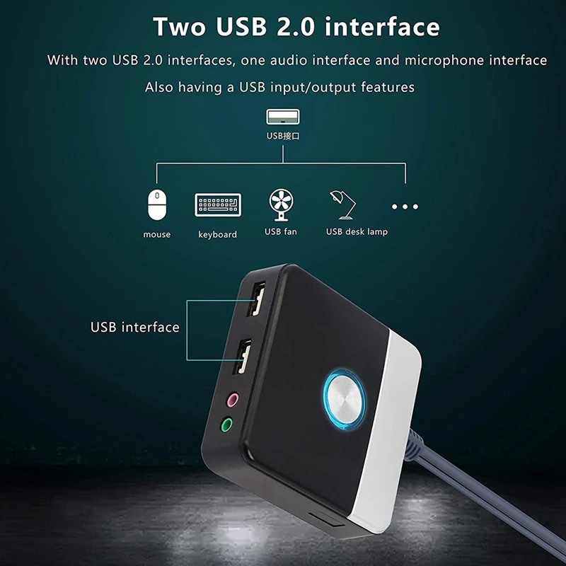 รีเซ็ตสวิตช์ฮาร์ดดิสก์เคสคอมพิวเตอร์สวิทช์ไฟด้วยพอร์ต USB คู่และพอร์ตเสียงสำหรับอินเทอร์เน็ตคาเฟ่สำนักงานบ้าน