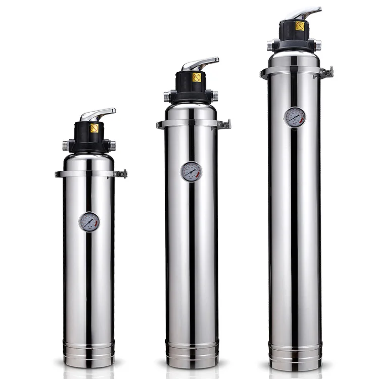 PVDF UF 3500 L/H High Quality Domestic Water Filter System with Drainage Valve