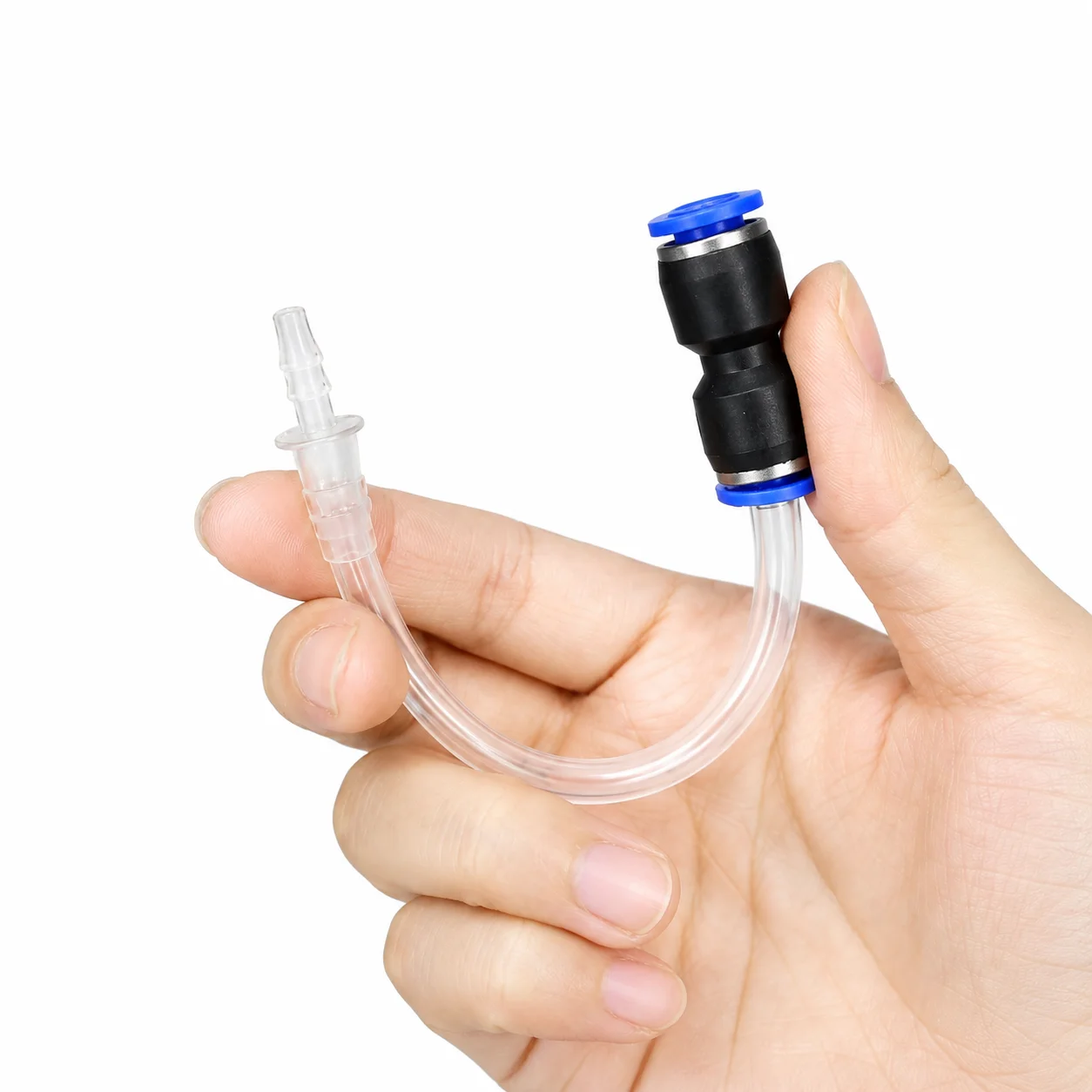 Universal CRIN CRDI Injector Return Hose Direct Insert Quick Connector for Built-In Fuel Return Systems