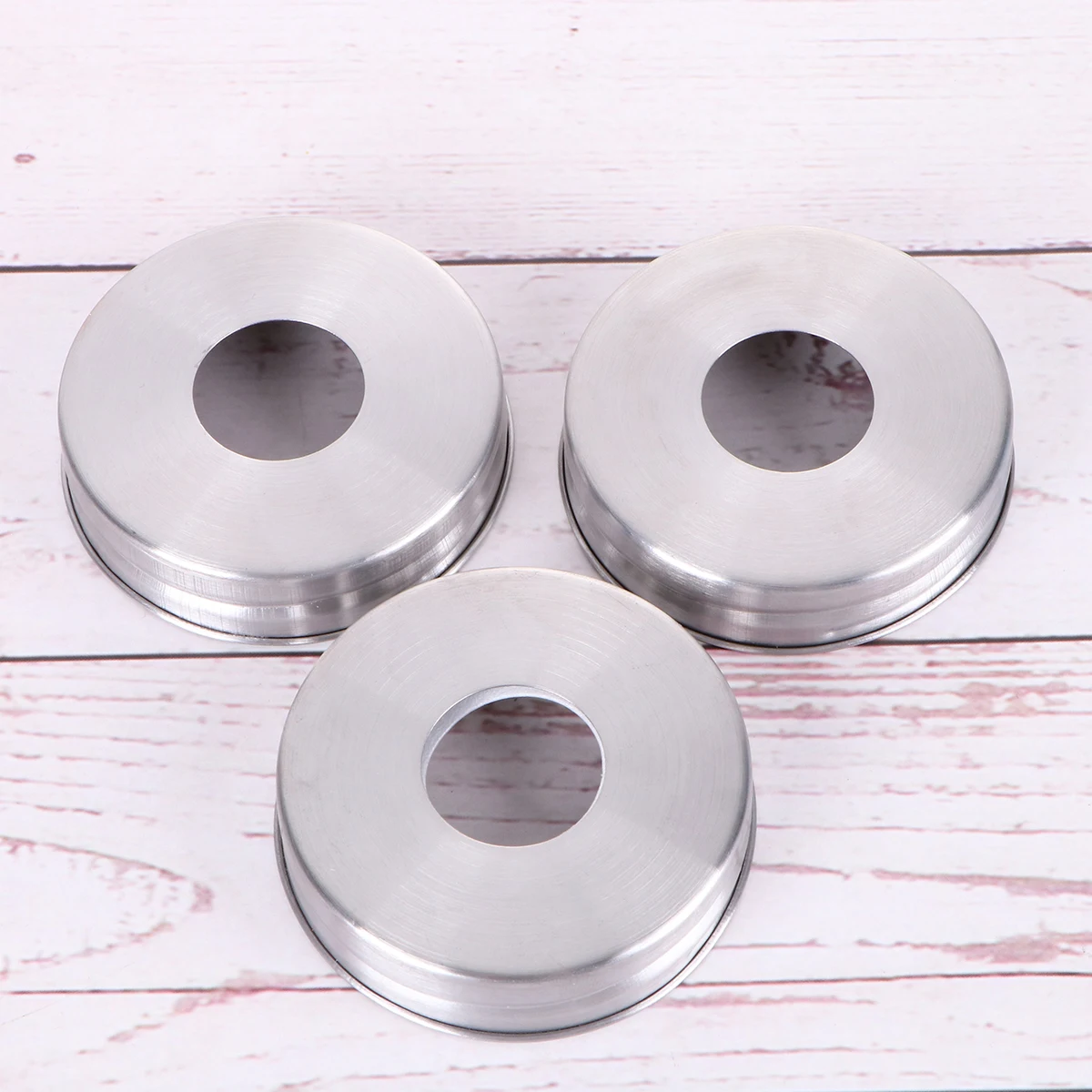 

3 Pcs Retro Bronze Pump Head Conditioner Bathroom Jar Lid Shampoo Bottle Dispenser Man Metal Replacement