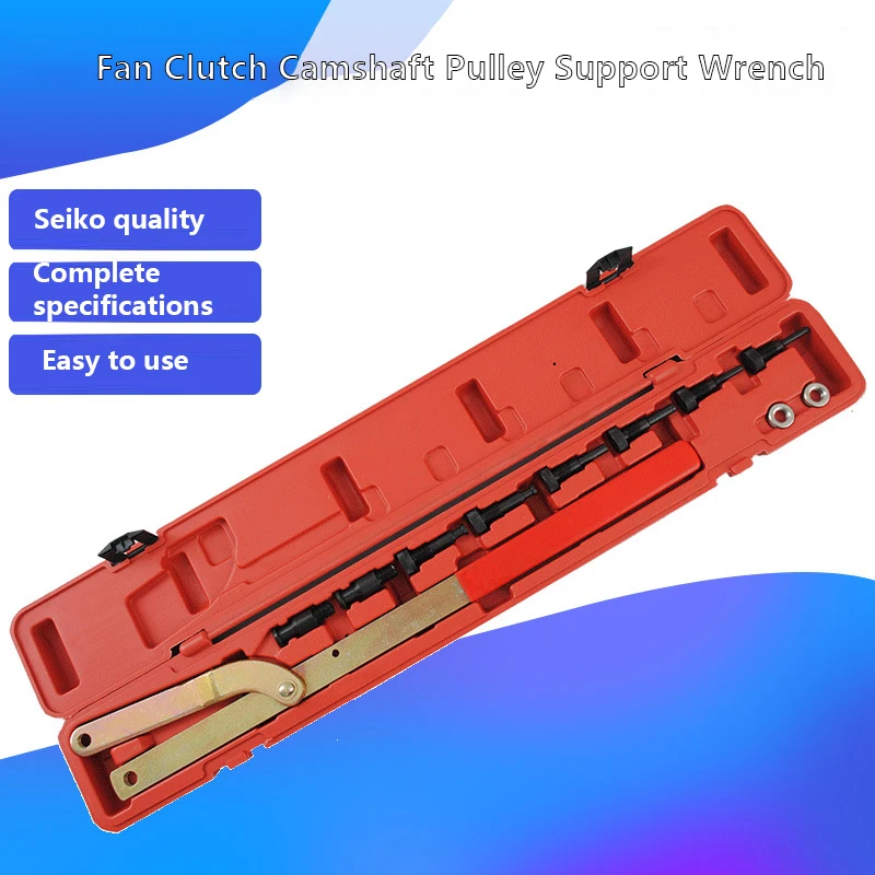 

MultiFunction Pulley Removal Installation Tool Universal Camshaft Fan Clutch Holder Set 40-220mm Interchangeable Backstop Wrench