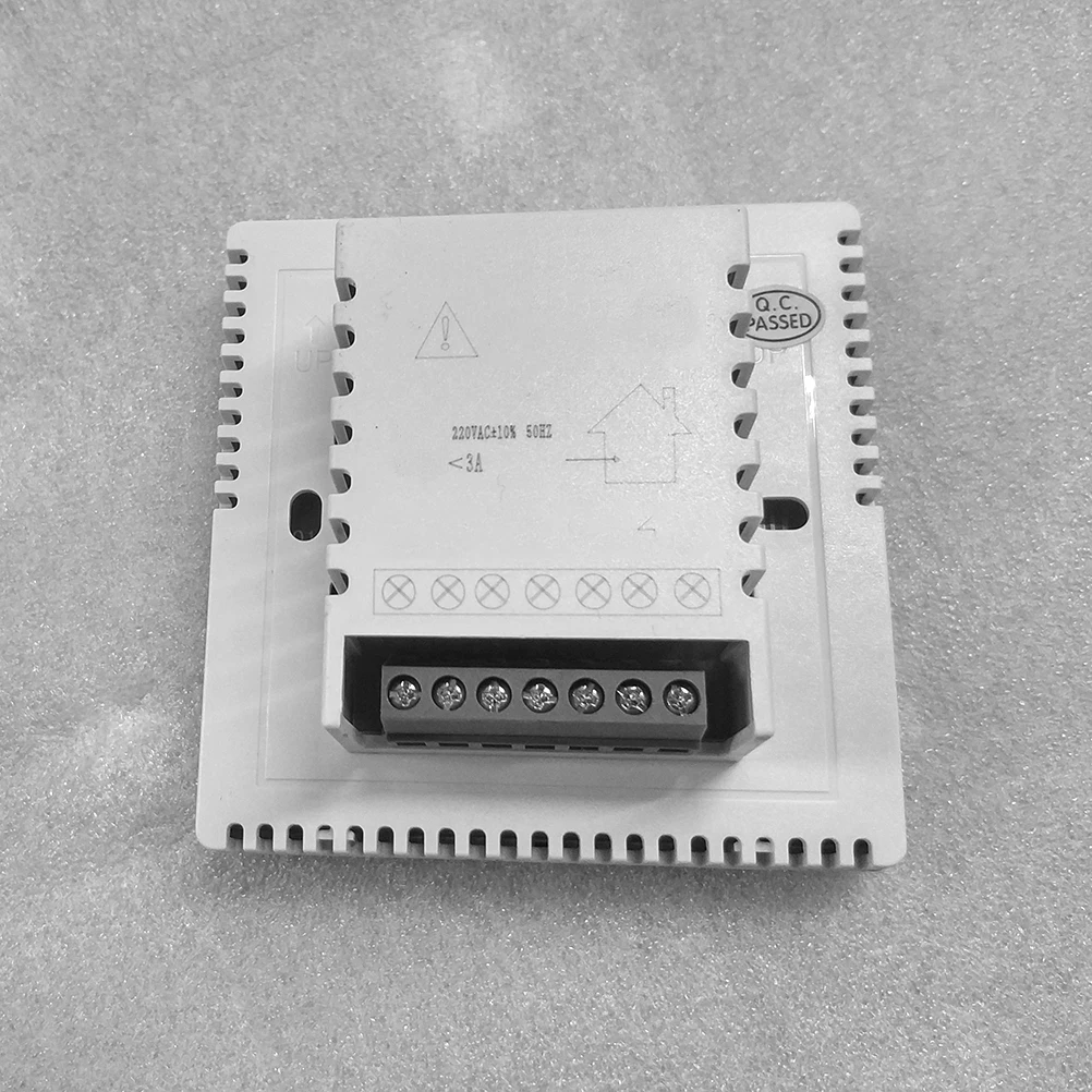 

240V Smart Thermostat White Programmable Digital Floor Heating Compatible Wireless Heating Appliance Thermostat