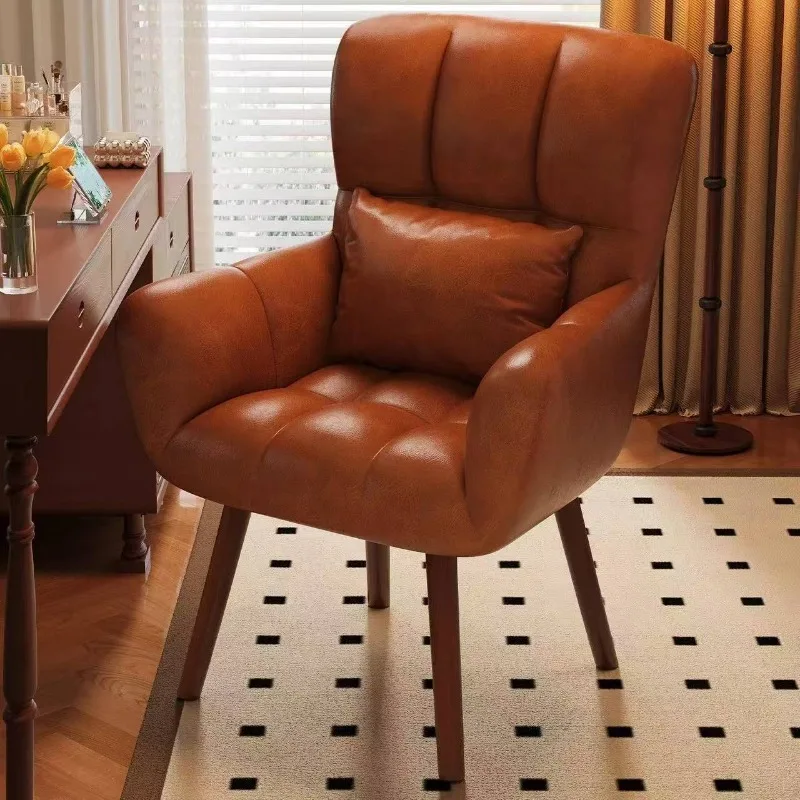 Computer chair dormitory student comfortable backrest stool office sedentary sofa seat household bedroom swivel chair