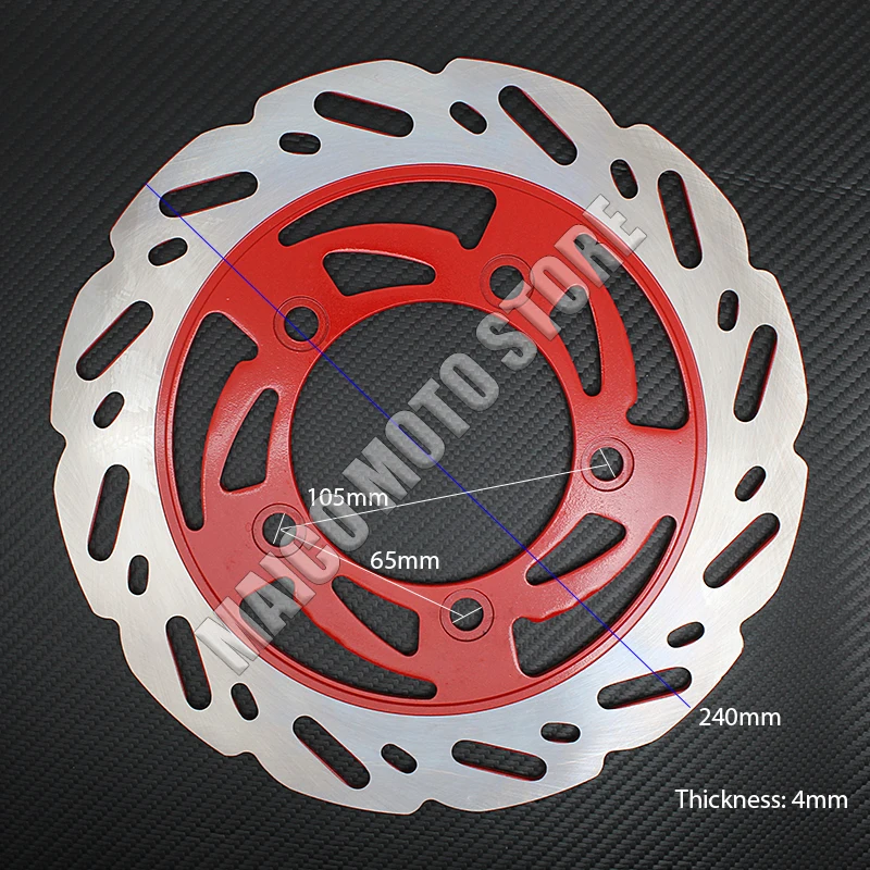 For Kymco Curve Lover 125 150 KCC ACC150 Thunder King 180 Motorcycle Front Brake Disc Rotor