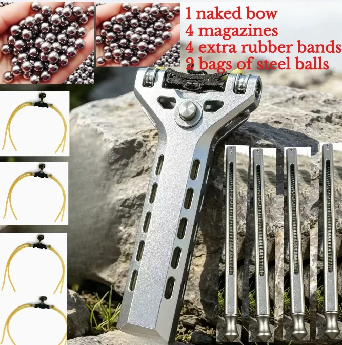 Visual Large Capacity CNC Aviation Aluminum Automatic Loading Rapid Fire Outdoor High-precision Hunting Equipment