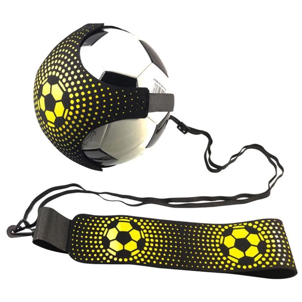 

Soccer Ball Juggle Bag Adjustable Soccer Auxiliary Training Belt Solo Soccer Kick Trainer for Adults Children Practicing
