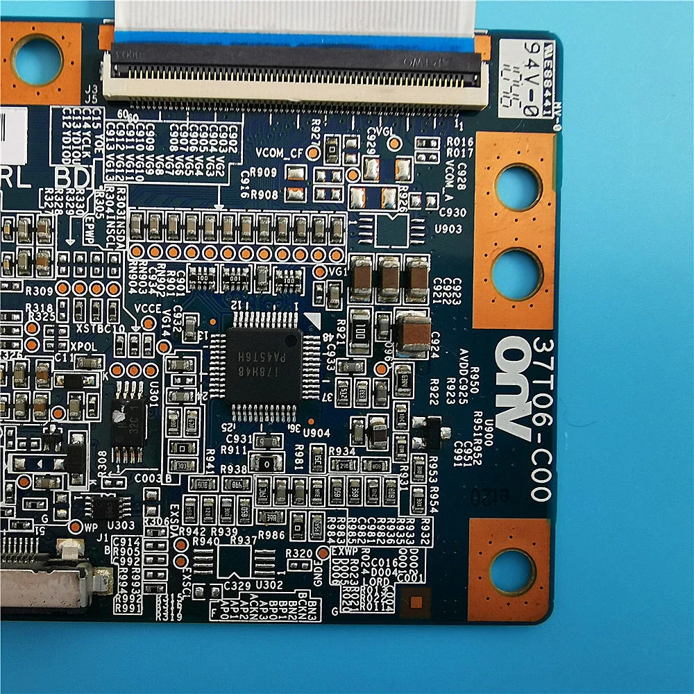 Oryginalna płytka logiczna T-CON LVDS 37T06-C00 T370HW04 V2 CTRL BD 55.37T05.C96 jest przeznaczona dla UE37C5800 UE37C5100 UE37C5100QW TV Parts