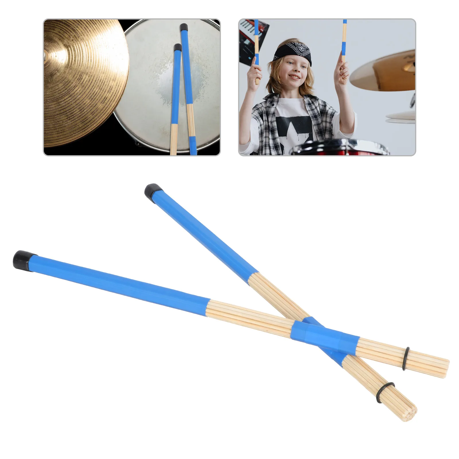 

Wooden Drum Brush C Jazz Drumsticks Professional Percussion Mallet Craft Mallets