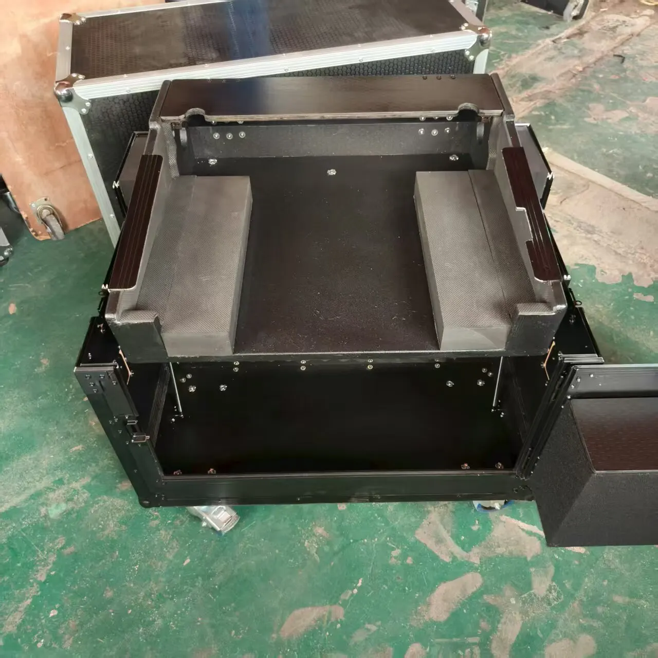 Black Horse MA3 PC Mixer Hydraulic Flight Case Tray Removable Rainproof and Shockproof Transport Cabinet