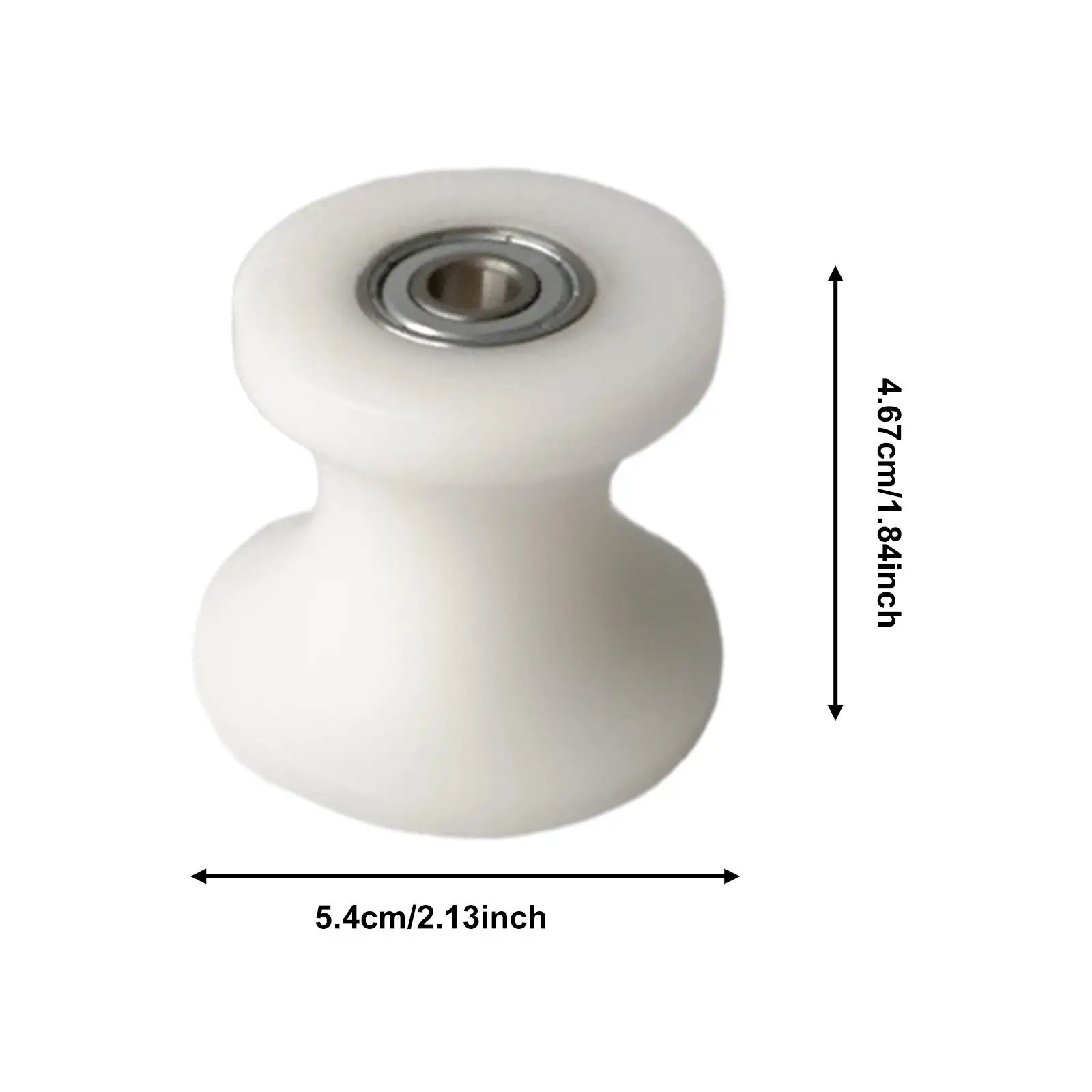 Elliptical Roller Wheel Quiet Multifunctional Guide Leg Roller Replacement Accessory for Women Adults Home Gym