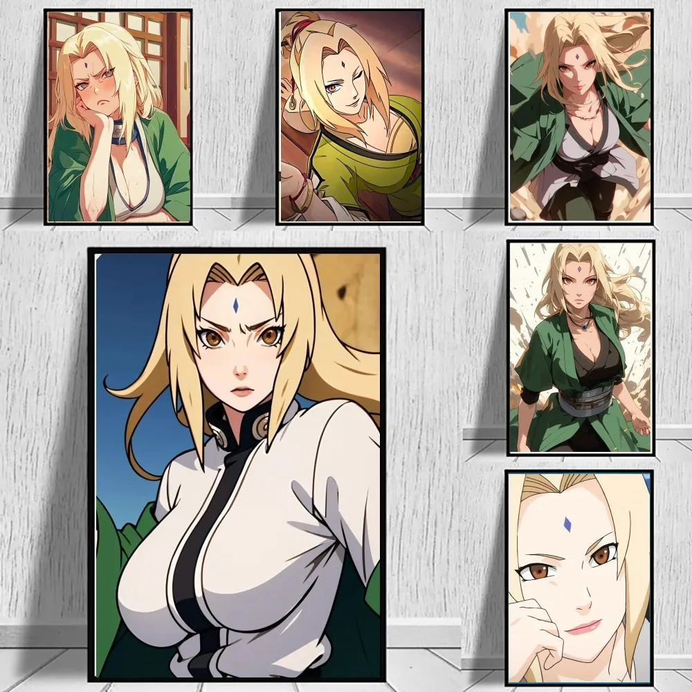 Tsunade Anime N-Naruto Poster Wall Art Home Decor Room Decor Digital Painting Living Room Restaurant Kitchen Art