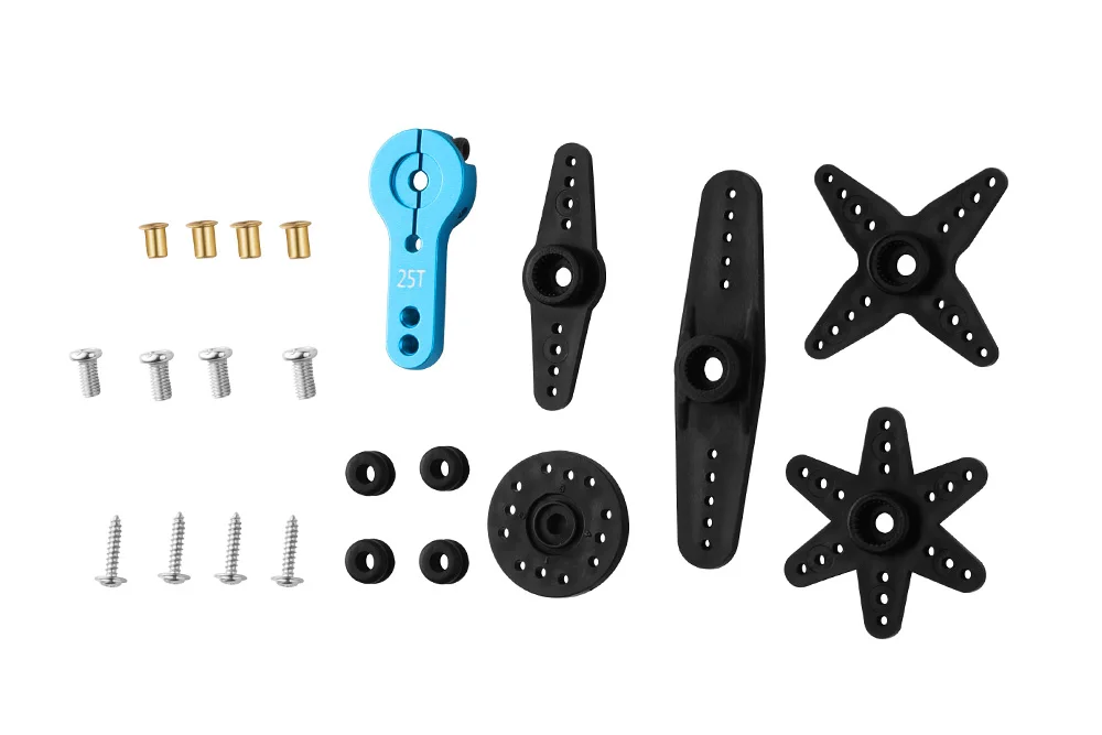 FEETECH FT6335M 대형 각도 PWM 35kg cm 멀티 턴 서보 비연속 회전 0-360도 제어 가능 자동차 로봇 장난감 기어