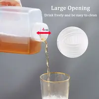 2L Water Bottle Heat Cold Resistance Large Capacity Juice Teapot Cold Water Kettle with Cap Refrigerator Jug Drink Dispenser 5