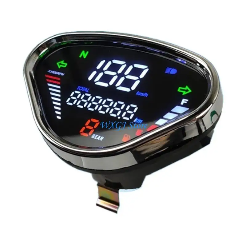 

37JE Backlit Motorcycle Digital Meter Odometer for DAX 70 CT50 CT70 Jialing70 CT90 CL50 Tachometer Replacement Speedometer