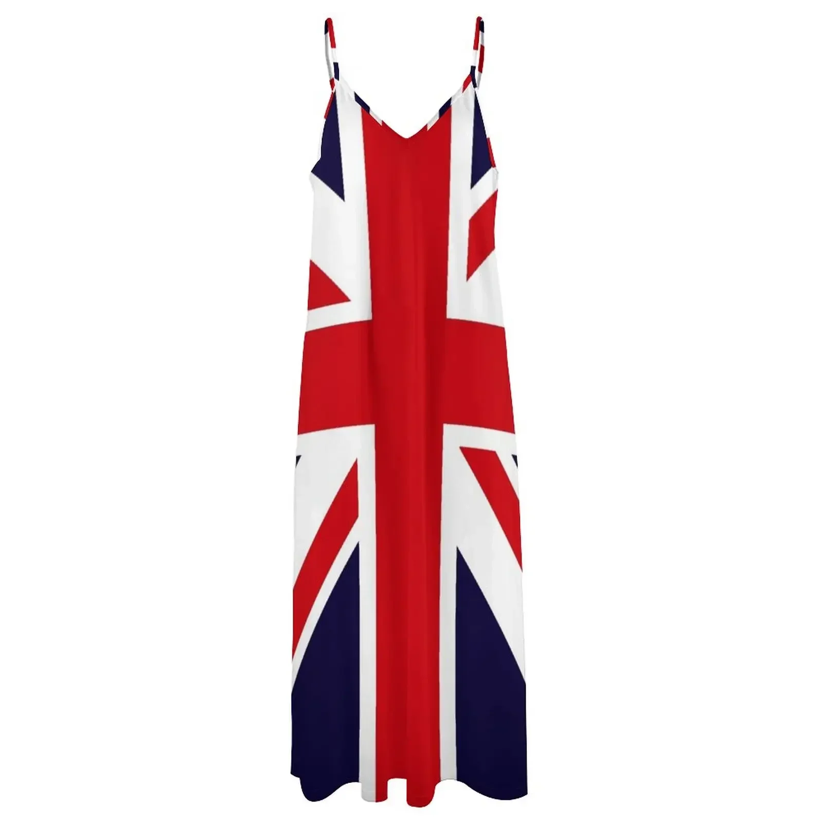 Vestido Punk sin mangas para mujer, vestido elegante con falda de verano, camiseta de Rose Union Jack Great Britain