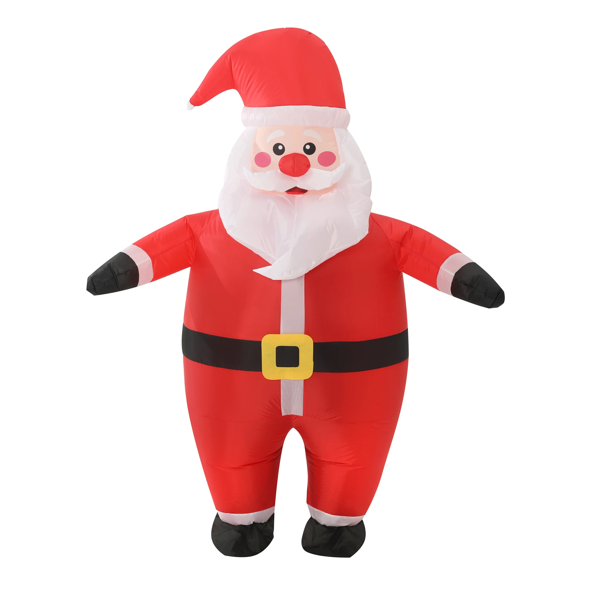 Aufblasbarer Weihnachtsmann, neues Kostüm für Erwachsene, aufblasbar, Weihnachten, lustiger Anzug, Cosplay, Karneval, Rollenspiel, Halloween-Bekleidung
