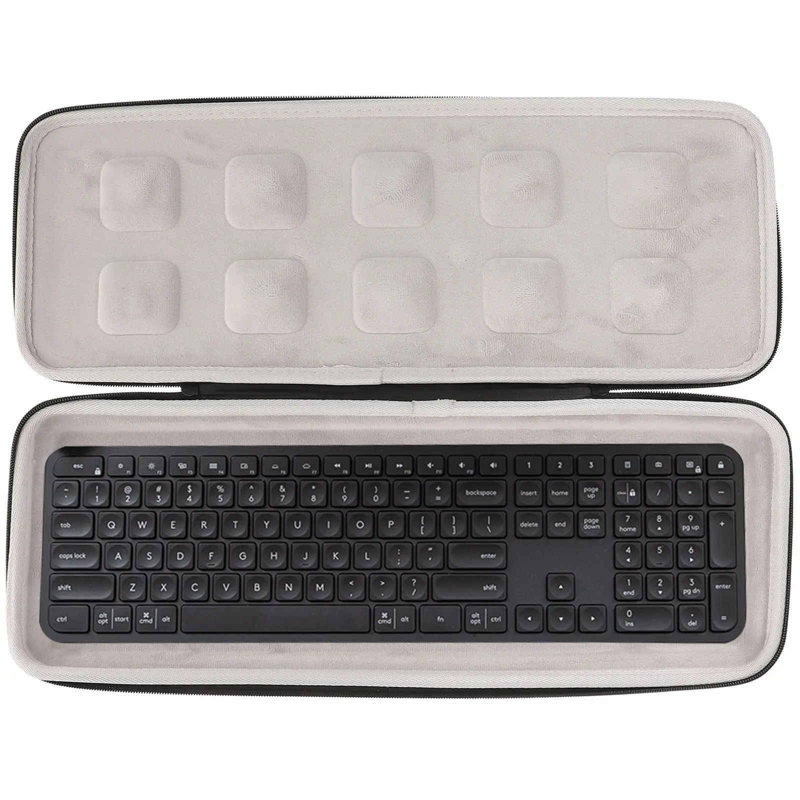

Heavy-Duty Eva Keyboard Protective Sleeve Zipper Closure Ideal for Travel Storage and Daily Carry Lightweight