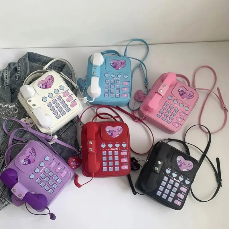 

Back To School Phone BackpacksY2K Crossbody Bag Creative Sweet Girl Fun Personality Fashion Phone Backpacks Bag Women's Handbag