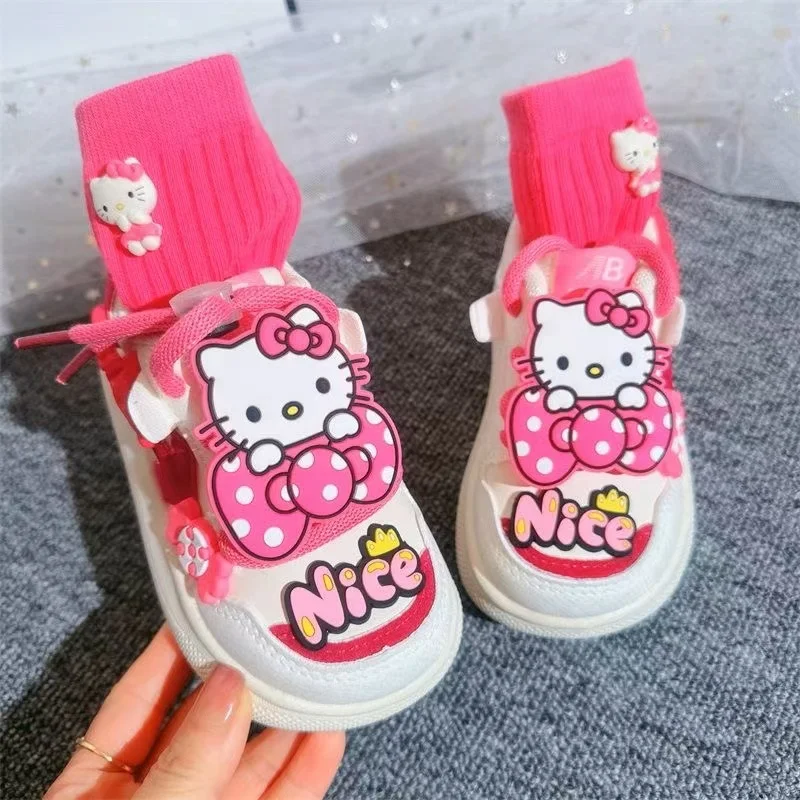 

Minnie Mouse hello kitty Lotso real photo Strawberry Bear drop shipping Girls' Small Fashion Children's Cartoon kids child shoes