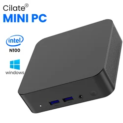 Cilate-Mini PC Intel Alder Lake N100, ordenador de bolsillo Ultra pequeño con Windows 11, función completa tipo C, 4K, 60Hz, RGB, WIFI5