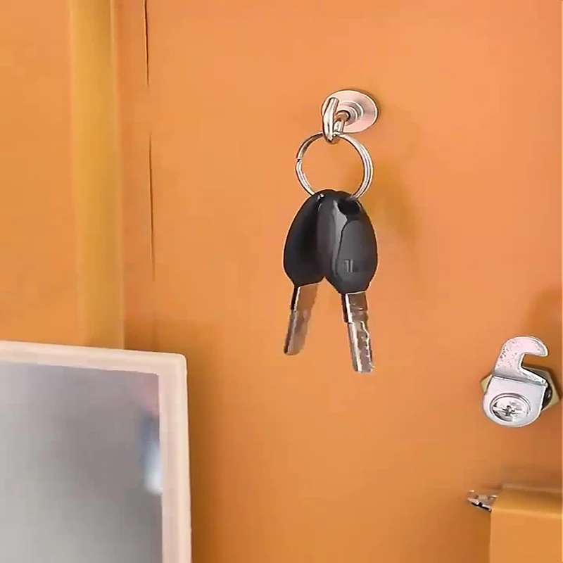 Obrázek 5: Hromadné magnetický háčků pro kuchyň chladnička úložný ne stopa ne vrtání silná magnetem sání fixator non-traceable závěsný háčků