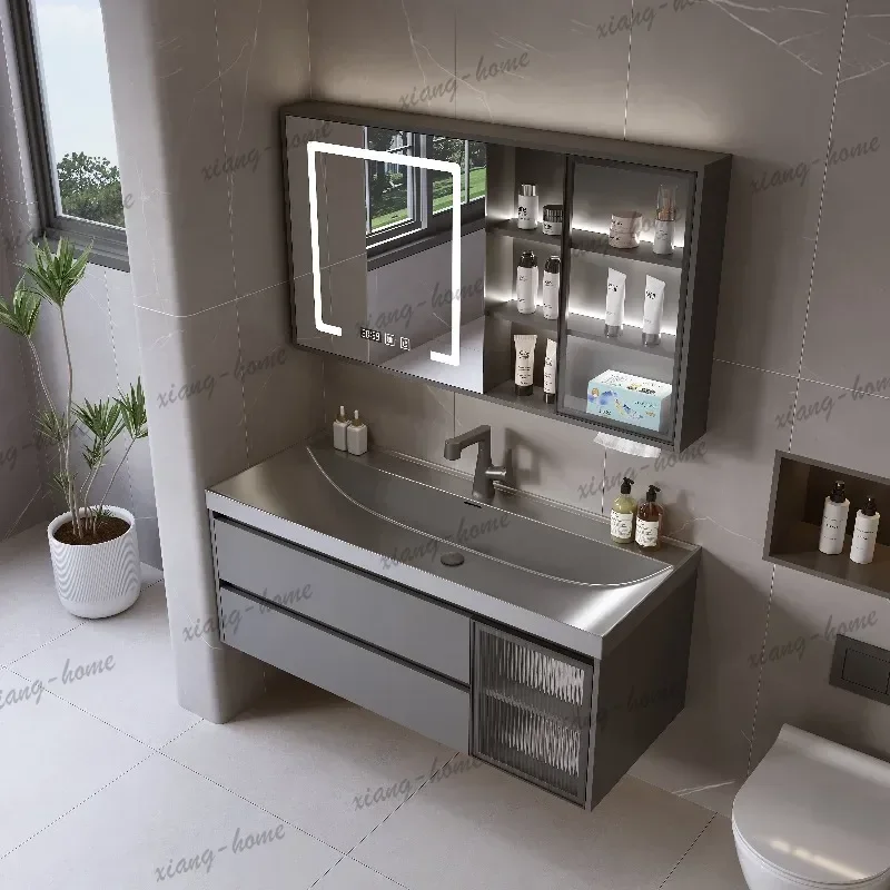 Organizer Skincare Bathroom Cabinet Storage Toilet Display Partitions Modern Luxury Cupboard
