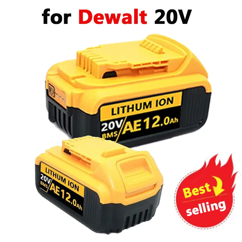 

Литий-ионный аккумулятор 20 в 12000 мАч для Dewalt MAX 18 в 20 в, аккумулятор совместимый с DCB609 DCB547-XJ DCB200 DCB182 DCB204, аккумулятор для электроинструмента