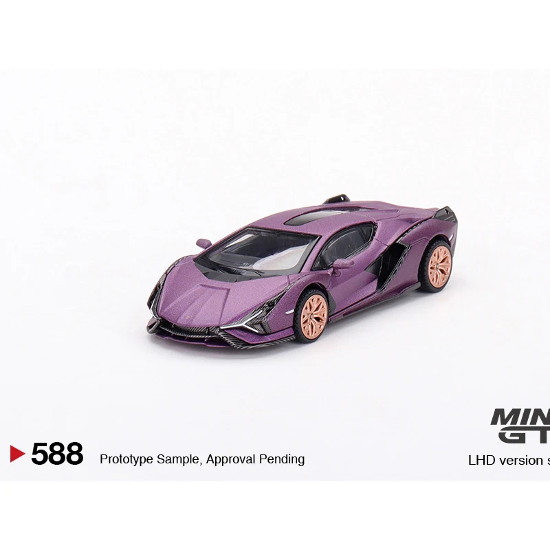 MINIGT 1:64 Sian FKP 37 Matte Viola SE30-HK Exclusive Purple alloy car model 588