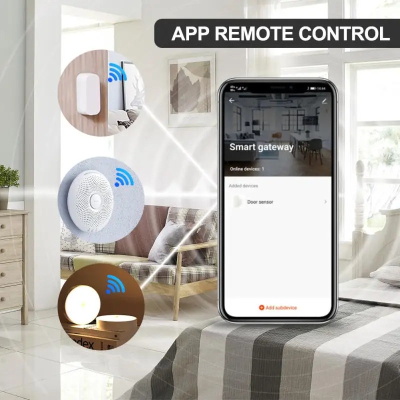 Tuya Zigbee Smart Home Zigbee Gateway Hub telecomando dispositivi Zigbee tramite Smart Life APP funziona con Alexa Google