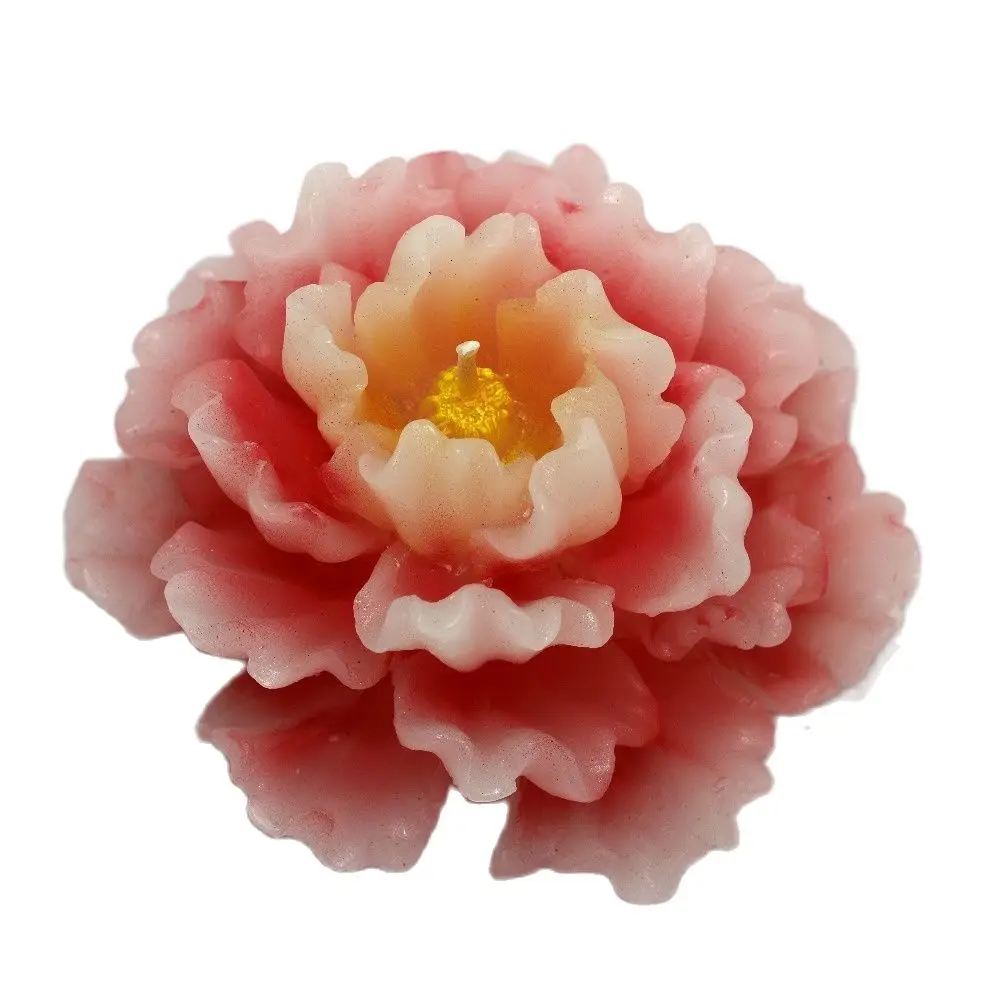 

LXYY New 3D Peony Flower Silicone Moulds Wedding Dessert Cake Baking Tool Aromatherapy Gypsum Candle Silicone Mold