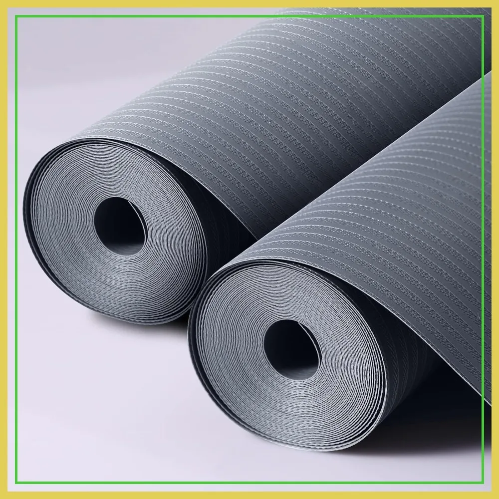 

12" x 240" Non Adhesive Shelf Liners for Kitchen Cabinets, Non-Slip Drawer Liners, Waterproof Durable, 2 Rolls