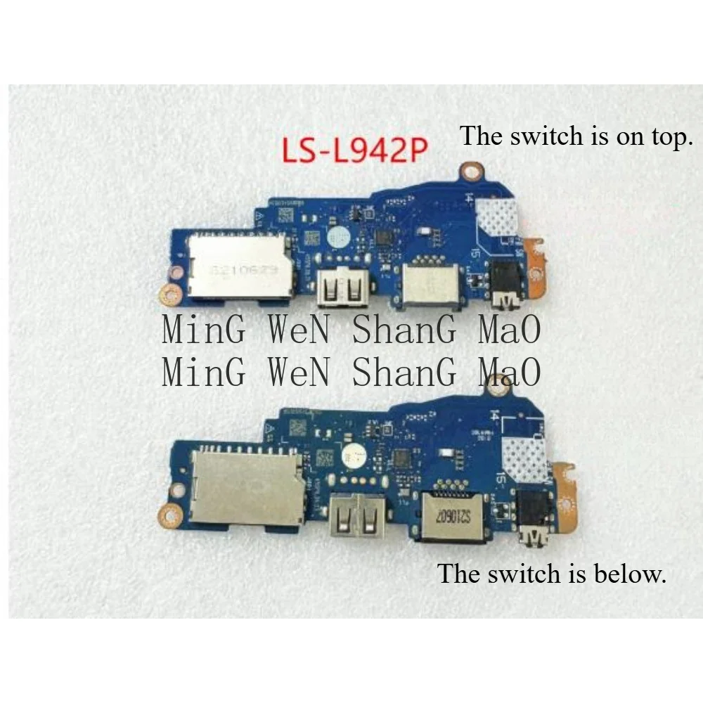 For Dell VOSTRO 3420 3525 USB Audio Small Board Network Port Board Switch Board LS-L942P