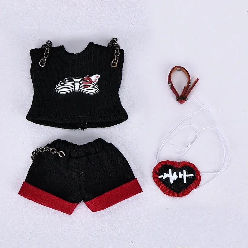 OB11 Clothing Vest Short-sleeved Shorts Skirt Suit Hat Socks for Obitsu11, Molly, 1/12bjd, GSC, UFdoll, YMY Body Accessories