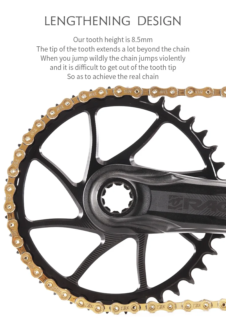 PASS QUEST Schmale Breite Kettenblätter für RACEFACE RF Next SL Sixc Atlas Serie Direktmontage-Kettenblätter Versatz 3mm Silber und Schwarz – Detail 4