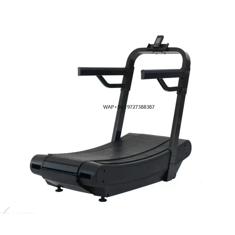 

Commercial Non-Powered Running Machine Home Non-Electric Treadmill with Wooden Track Fitness Track Type for Adult for Home Use
