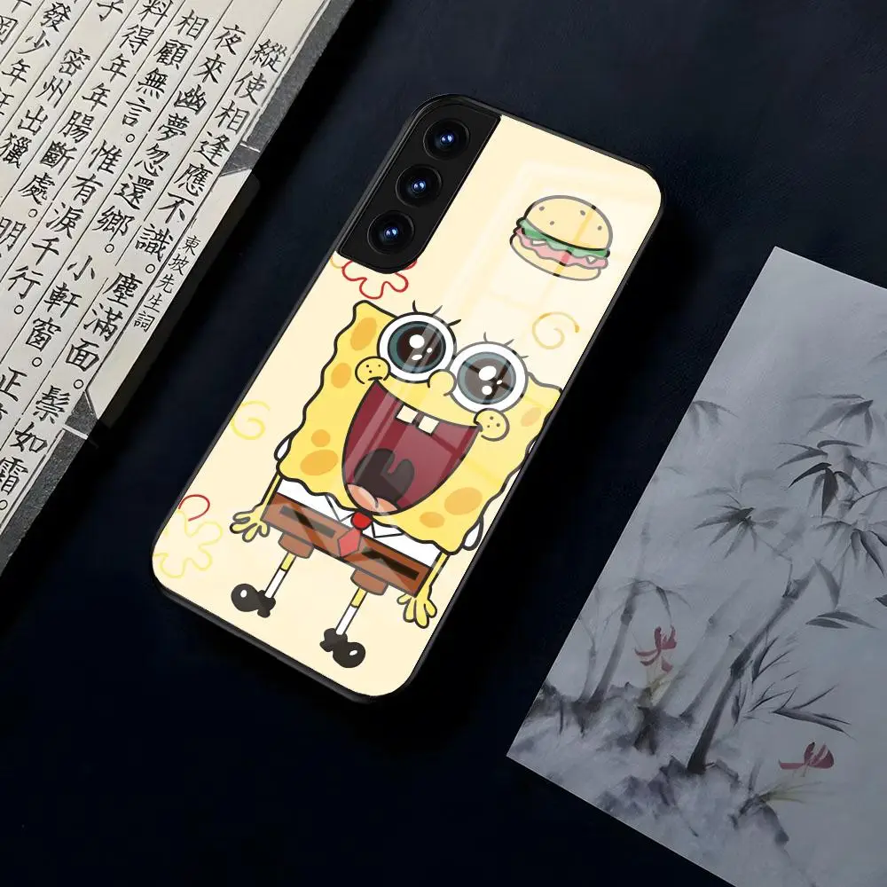 Spongebobs Phone Case For OPPO A 55 54 One Plus 8T 92s A93s A94 95 8 9 7 Pro FindX3 X5PRO RENO4 RENO7 Reno4se 5F 6Z Glass Cover