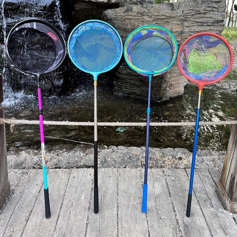 

88cm Aluminum Alloy Fishing Net Telescoping Foldable Landing Net Retractable Pole For Carp Fishing Tackle Catching Releasing