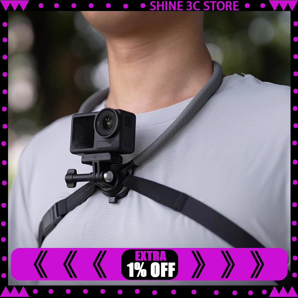 pgytech-キャップロックネックホールドマウントチェストマウント-gopro-12-11-10-insta360-dji-osmo-アクションシリコンアクションカメラ-電話アクセサリー