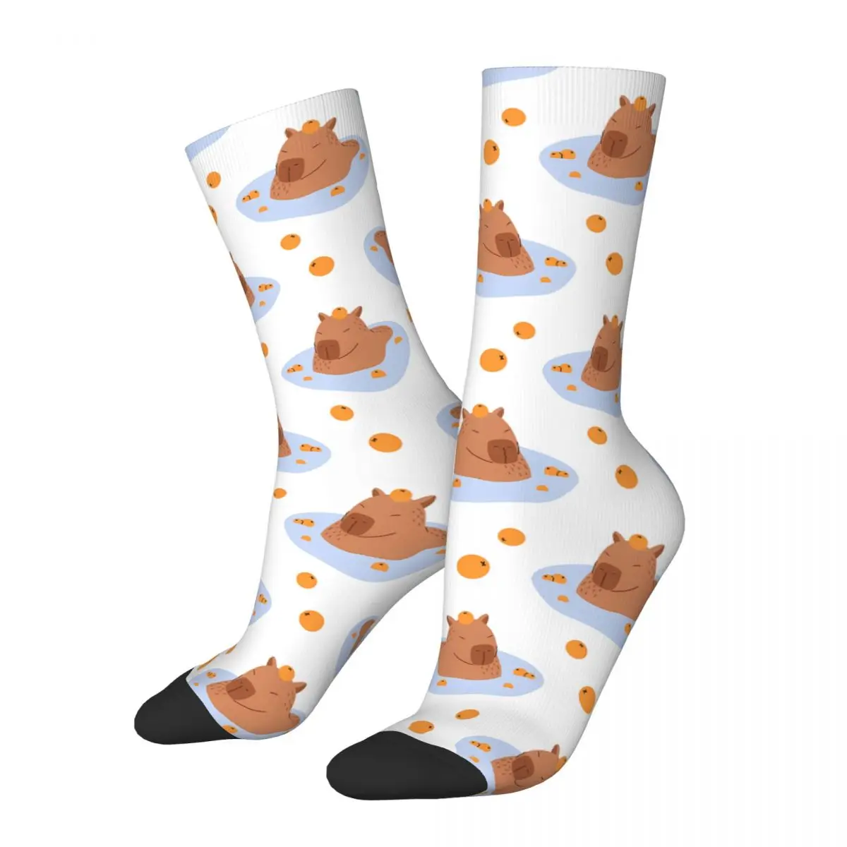 Adorable Wash Capybara Guinea Pig Cavia Porcellus Animal Kawaii Socks Sports Cartoon Pattern Socks