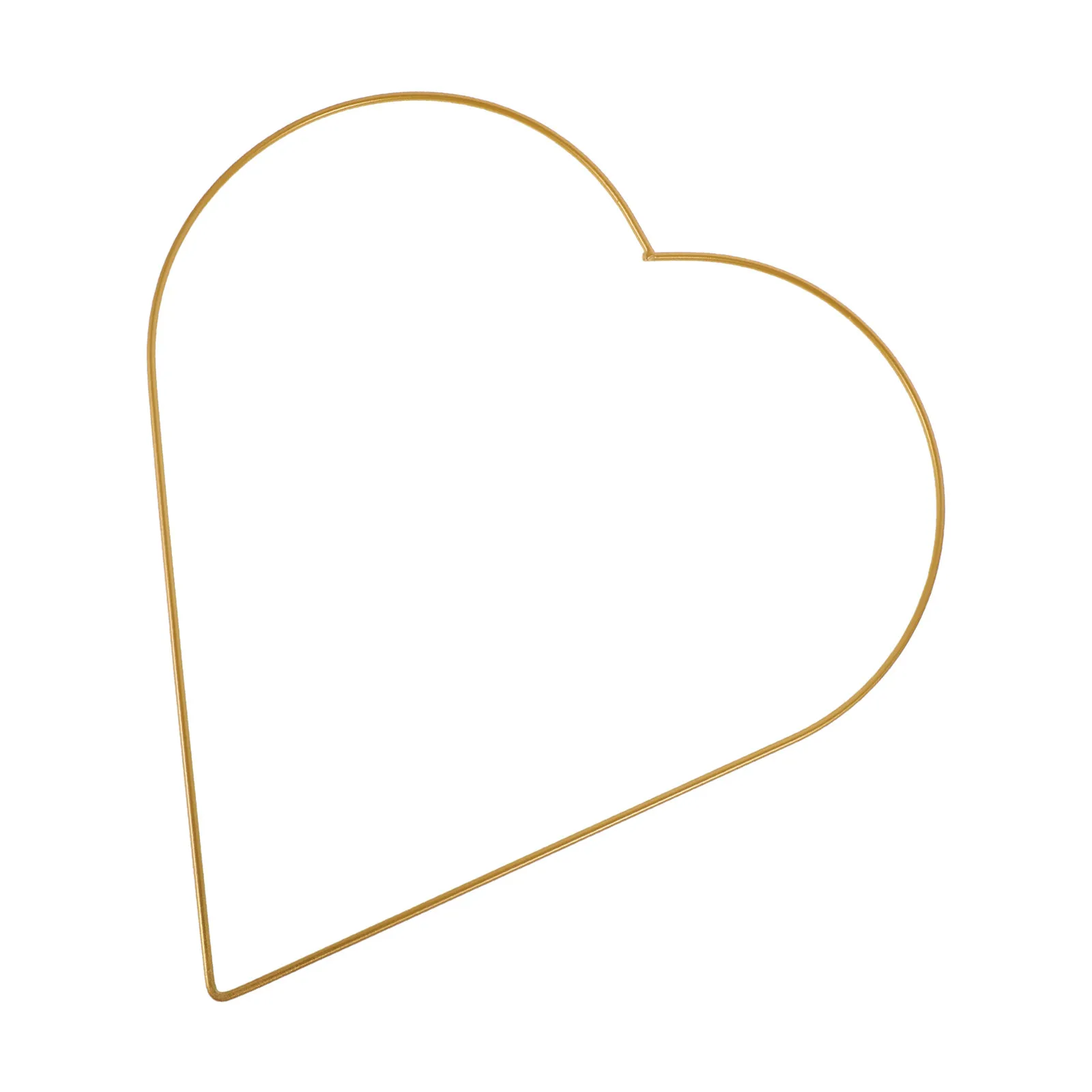 

Heart Shaped Wire Wreath Frame Metal Floral Hoop Valentine Day Heart Wreath Frame DIY Floral Arrangement Craft
