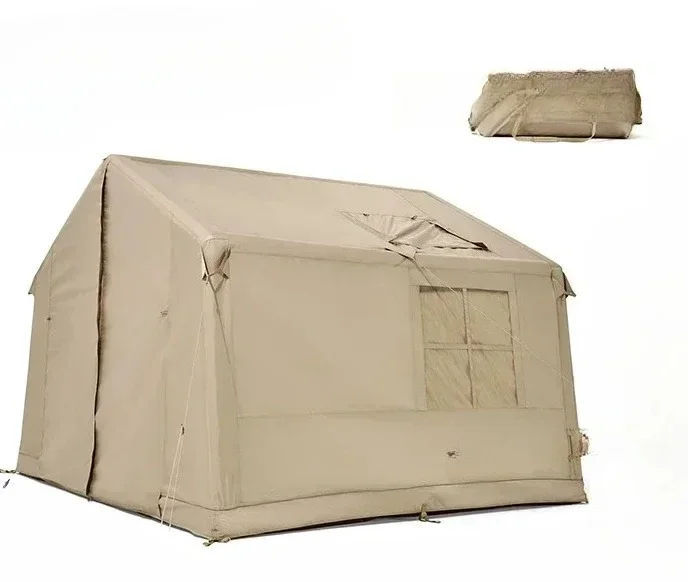 Inflatable Tent Outdoor Camping Overnight Rain-Proof Thickened Camping Windproof Sun-Proof Roof