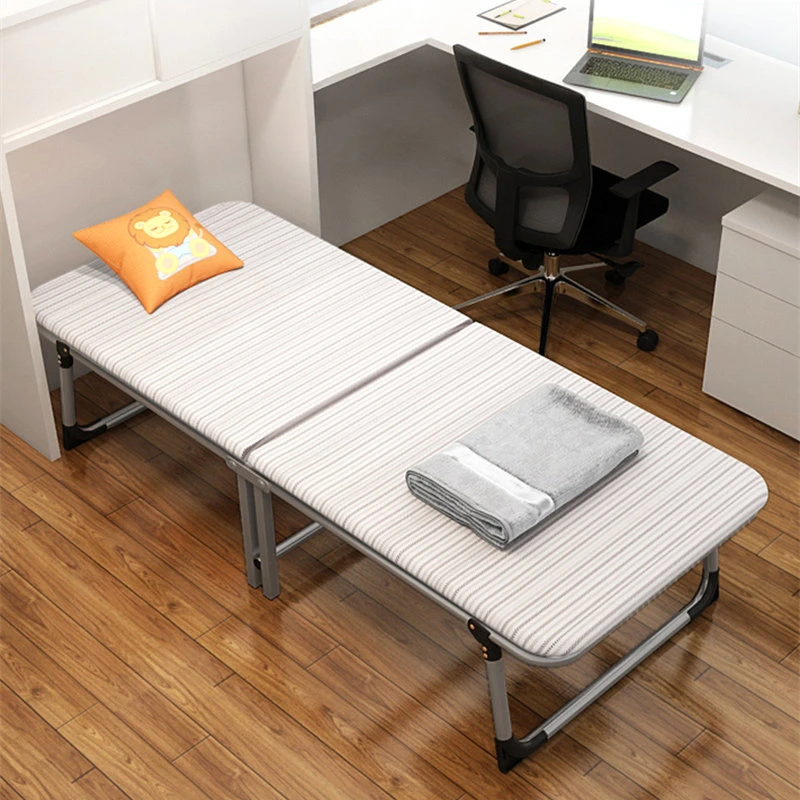 Light Luxury Oxford Cloth Folding Beds Home Furniture Foldable Beds Portable Multifunction