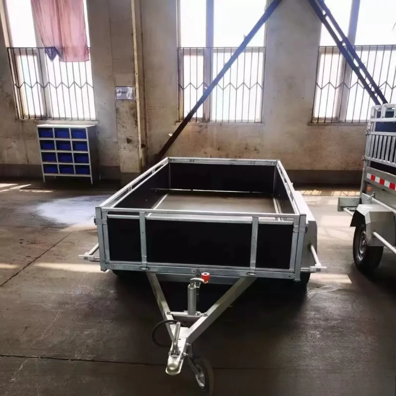 Trailer, double bridge drone trailer, camping trailer, separation box trailer