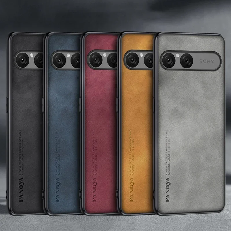 

Чехол для Sony Xperia 10 VII 10VII, роскошный чехол для телефона из искусственной кожи для Sony Xperia 10 VII, задняя крышка, силиконовая противоударная защита