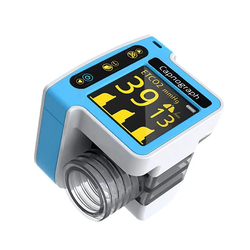 SmartFvet HV-300 Portable Etco2 Sensor Real-time Capnography Mini Capnograph Handheld Capnographie Analyzer